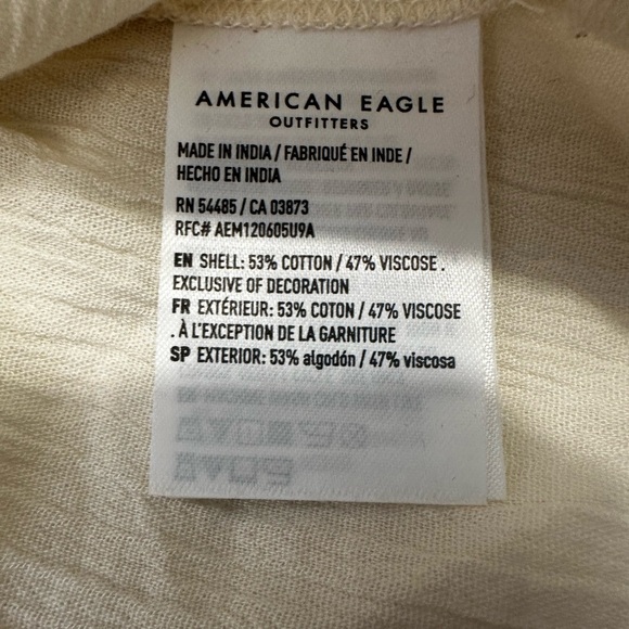 AE High-Neck Babydoll Blouse - Picture 10 of 11